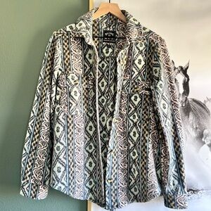 Billabong Aztec fleece Shacket - NWOT